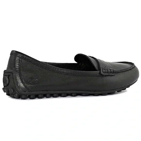 Born Black Leather Women's Penny Loafers - Picture 5 of 6